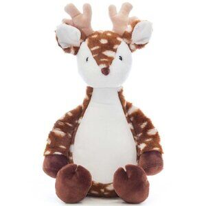 Reindeer Stuffed Animal - Snowflake - Christmas‎ Plush - Deer Plushie - Ages 0+